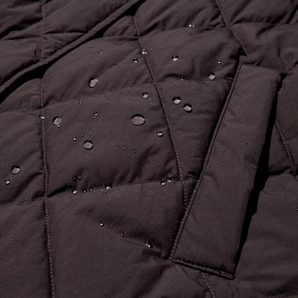 Uniqlo Puffer “Pufftech” Long Coat PUFFTECH LONG COAT  -NWT Small Brown - Picture 11 of 11